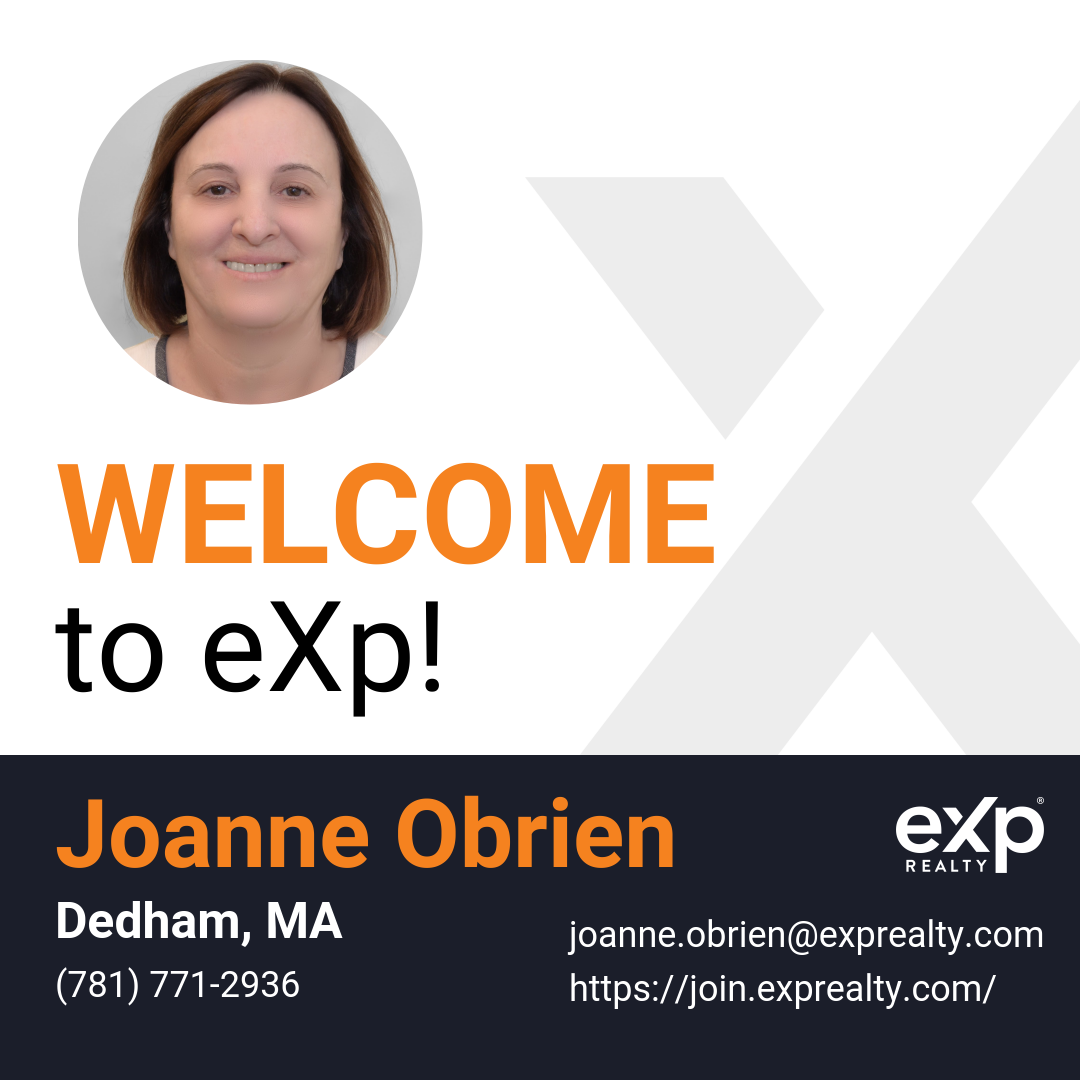 Welcome to eXp Realty Joanne Obrien!