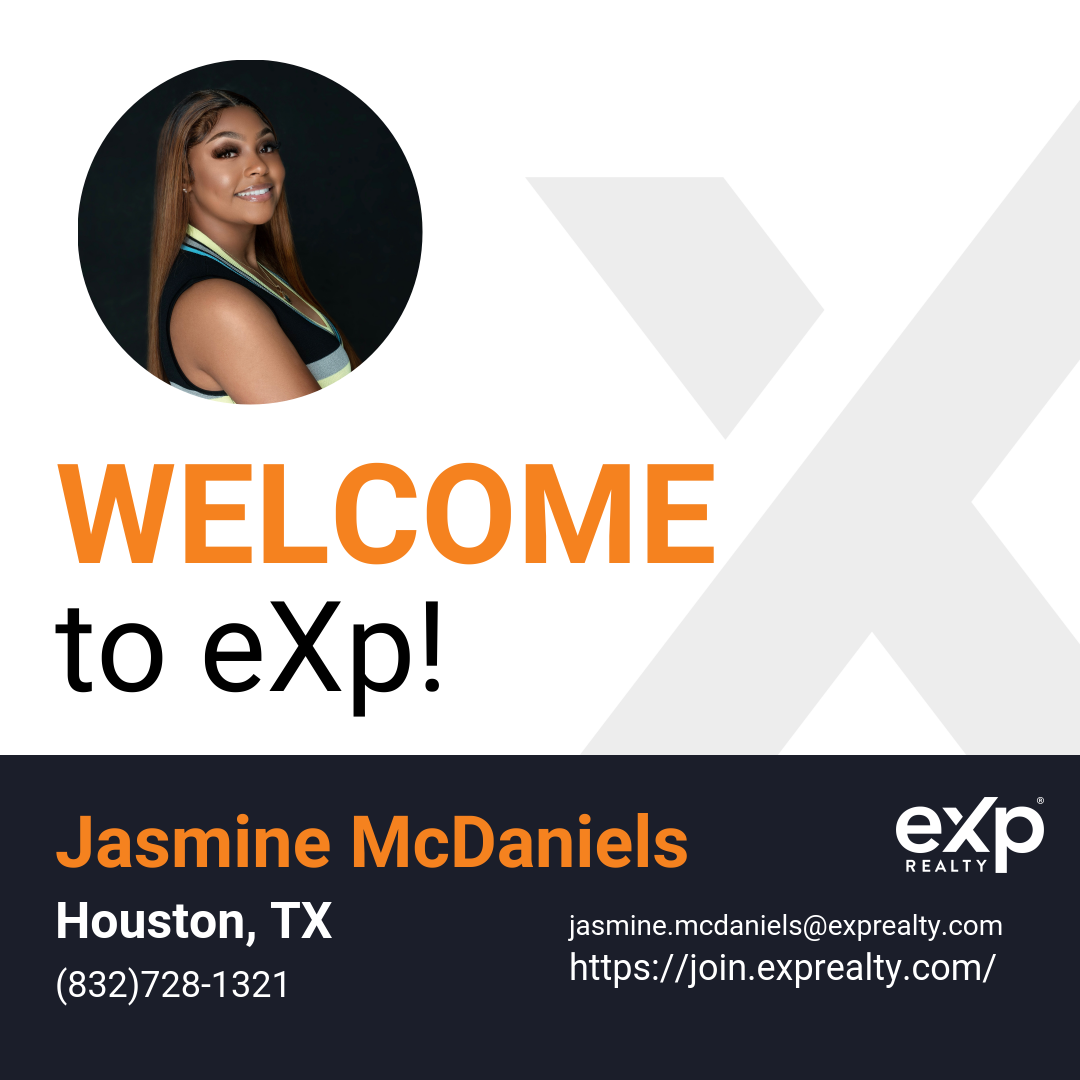 Jasmine McDaniels Joined eXp Realty!!