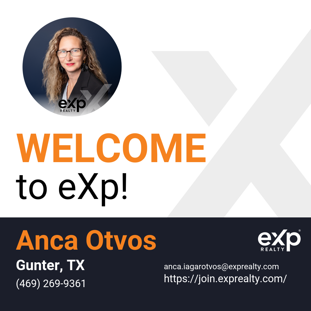 Welcome to eXp Realty Anca Otvos!