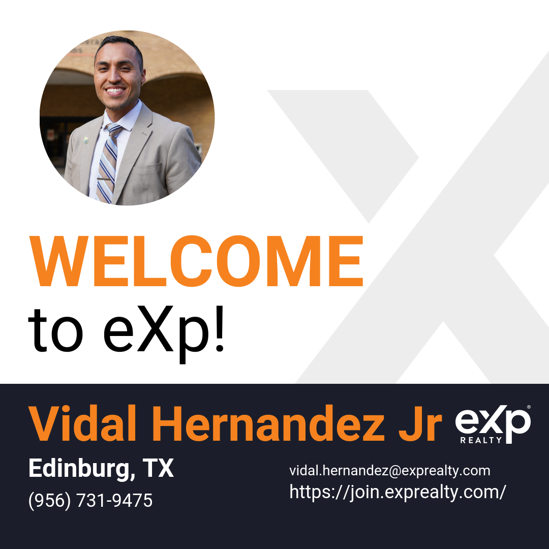Vidal Hernandez Jr. Joined eXp Realty!!