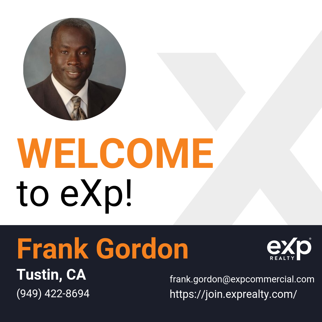 Frank Gordon Joined eXp Realty!!