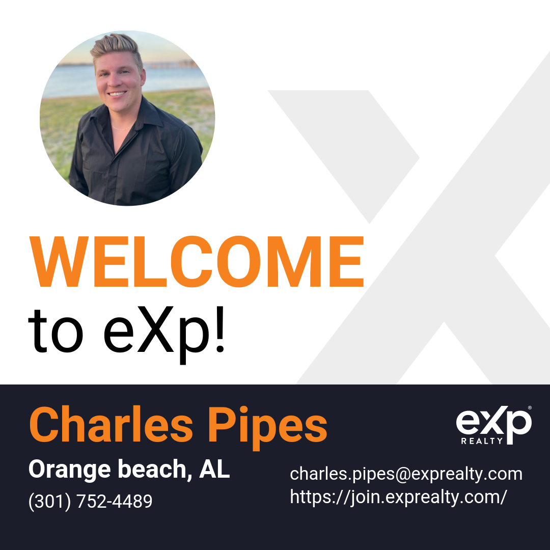 Welcome to eXp Realty Charles Pipes!