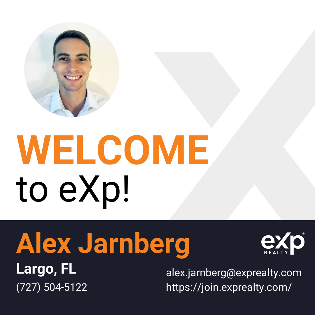 Alex Jarnberg Joined eXp Realty!!