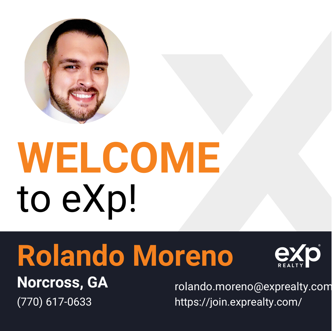 Rolando Moreno Joined eXp Realty!!