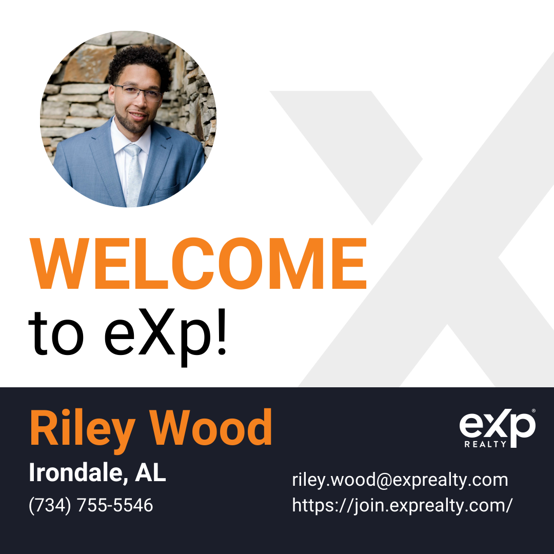 Riley Wood Joined eXp Realty!!