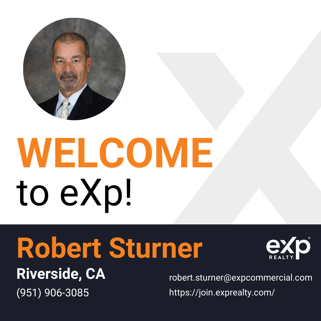 Robert Sturner Joined eXp Realty!!