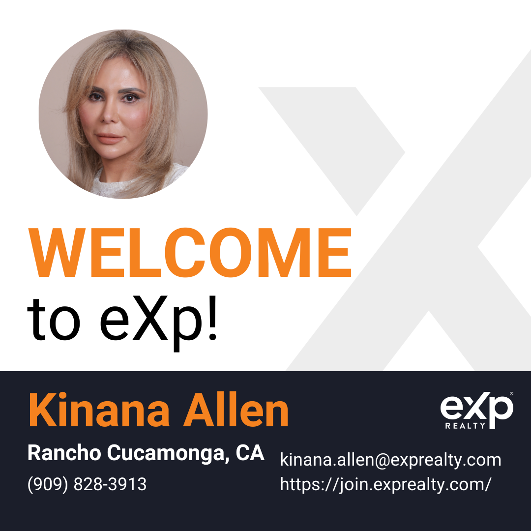 Welcome to eXp Realty Kinana Allen!