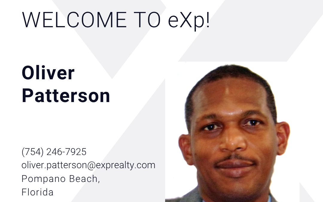 Welcome to eXp Realty Oliver Patterson